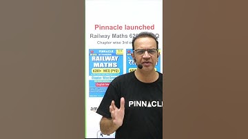 📕Pinnacle Railway Maths 2026 book launched II 6200+ MCQ (PYQ) I 3rd edition I Updated till Oct 2025