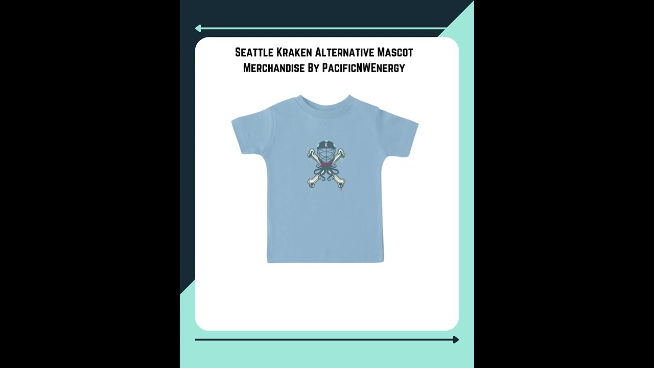 Seattle Kraken Alternative Mascot Merchandise By PacificNWEnergy 🏒🐙