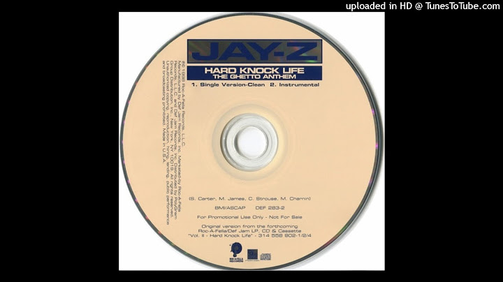 Hard Knock Life (Ghetto Anthem) Instrumental version - Instrumental performance video thumbnail