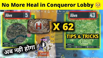 No More Heal Battle in Conqueror Lobby 🥺 - SAMSUNG,A3,A5,A6,A7,J2,J5,J7,S5,S6,S7,59,A10,A20,A30,A50