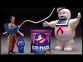 Peter venkman and stay puft real ghostbusters kenner toy commercial