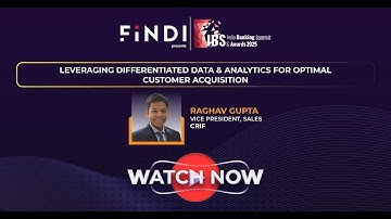 Watch the Corporate Presentation by Mr. Raghav Gupta, from CRIF India, at #IBSA2025