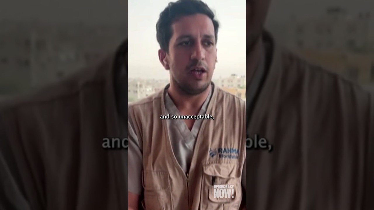 Conditions in Gaza are "the worst thing I've ever seen," says U.S. surgeon