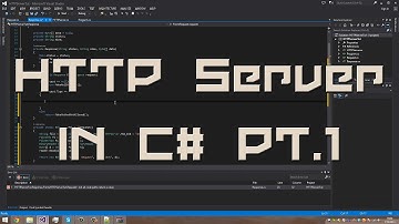 C# HTTP Server Tutorial (1/3)
