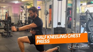 Half Kneeling Single Arm Chest Press