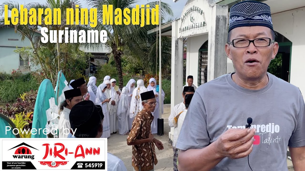 🇸🇷Laporan dina Lebaran ning Masdjid BR Djamalia ISLAM Suriname