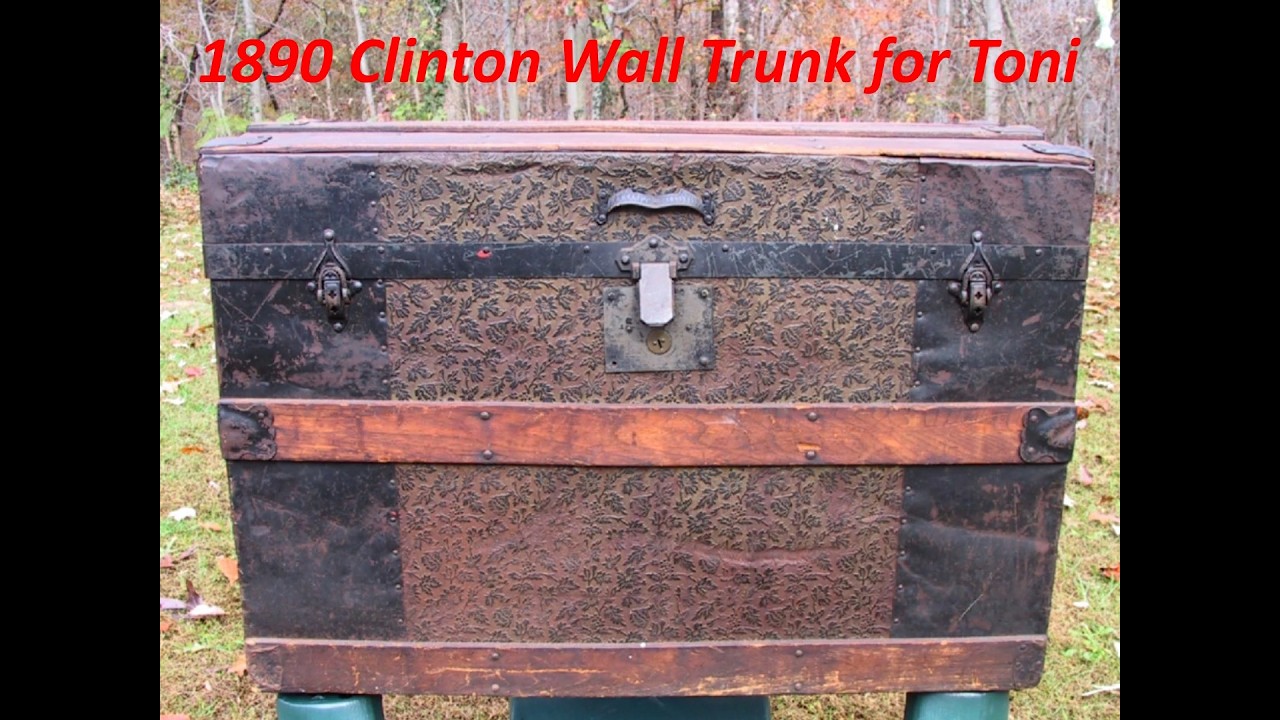 ⁣1890 Clinton Wall Trunk Restoration for Toni (another Moment in Time)