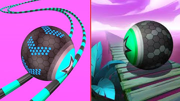 Going Balls VS Rollance Ball Android iOS Gameplay ,Walkthrough,All Level  Ball Colour Run New Update