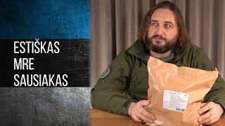 Estijos kariuomenės 24 val. sausas maisto davinys