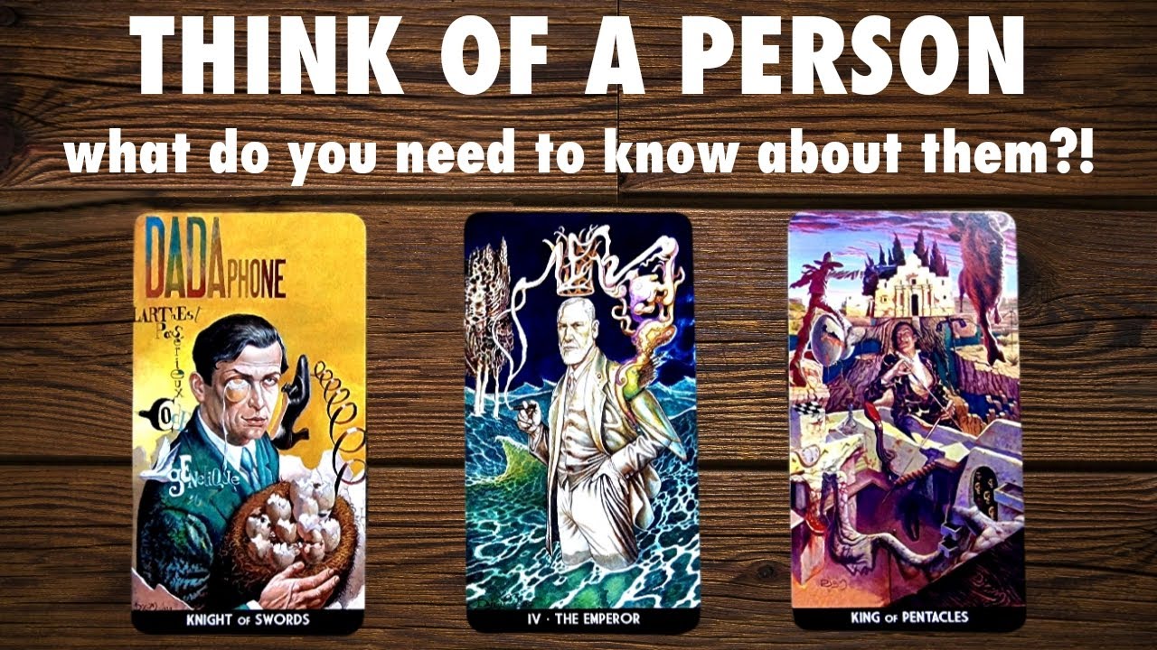 🔎👤 THINK OF A PERSON☝WHAT DO YOU NEED TO KNOW ABOUT THEM❓❗😱🥺💘 | PICK A CARD TAROT READING 🔮