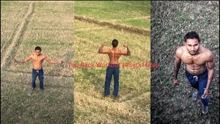 Top Back Workout Desi 4Setx14Repvikramkumar
