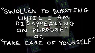 SWOLLEN TO BURSTING UNTIL I AM DISAPPEARING ON PURPOSE TRAILER 2023