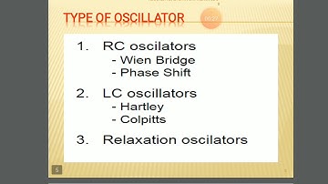 Introduction to Oscillator
