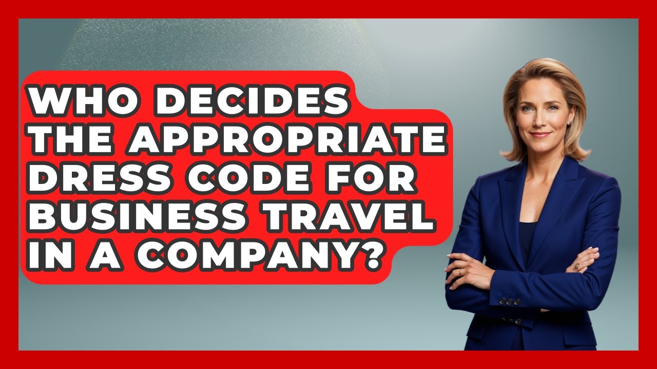 Who Decides the Appropriate Dress Code for Business Travel in a Company?