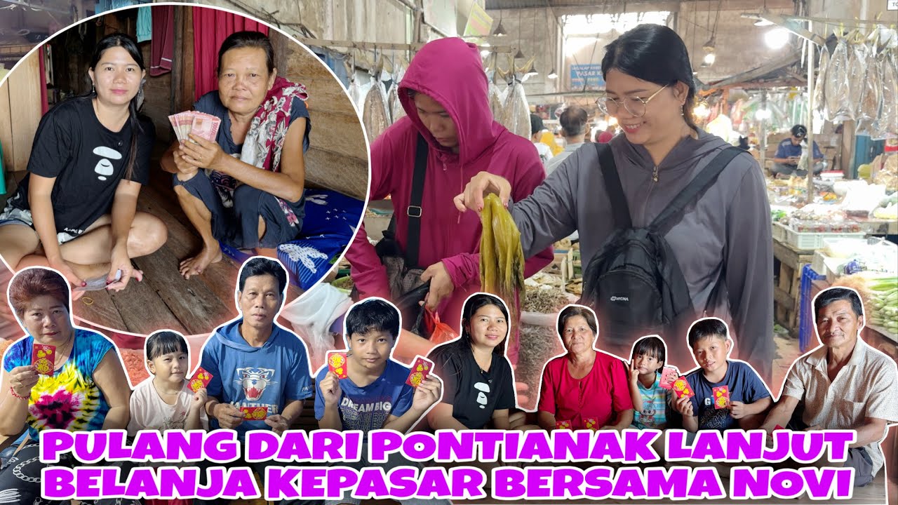 SELESAI KUMPUL DI RUMAH PONTIANAK LANJUT BALIK KAMPUNG BAGI-BAGI ANGPAU DARI TEMAN ONLINE
