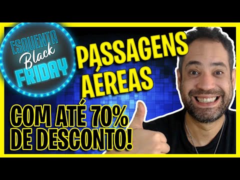 PASSAGENS AÉREAS BARATAS COM ATÉ 70% DE DESCONTO NESSA SEGUNDA!
