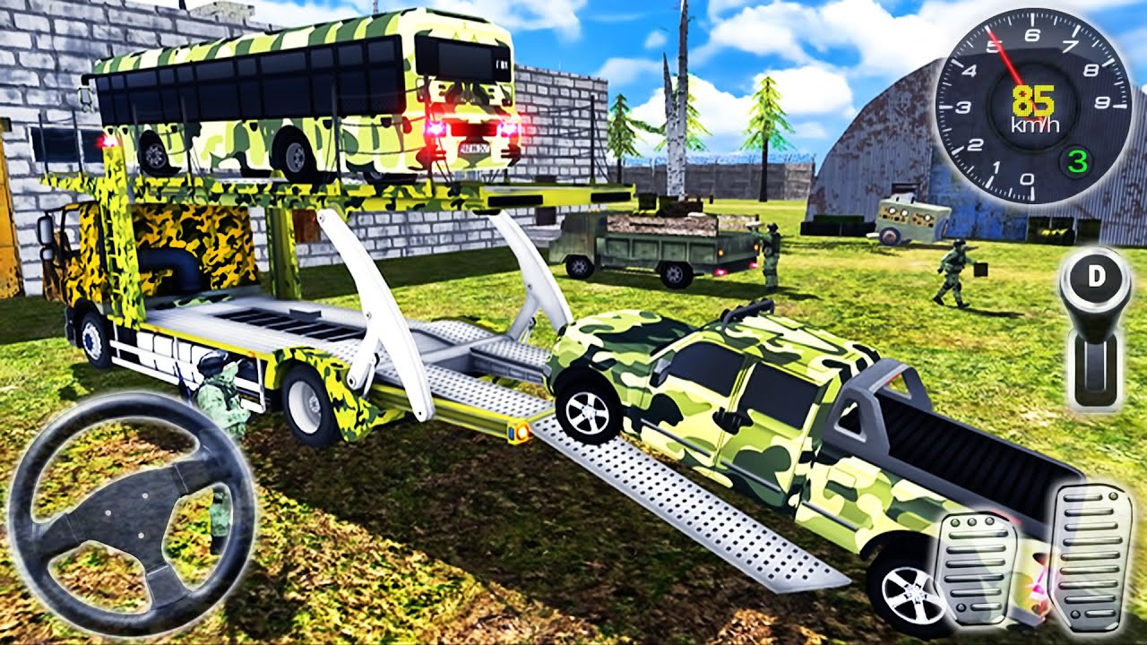 OffRoad US Army Transport Truck Simulator - Android GamePlay