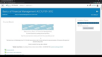 Moodle OneTopic Format view