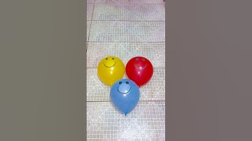 Amazing Happy Smiley Balloons Orbeez Pop #asmr #balloonpopping #satisfying #shorts