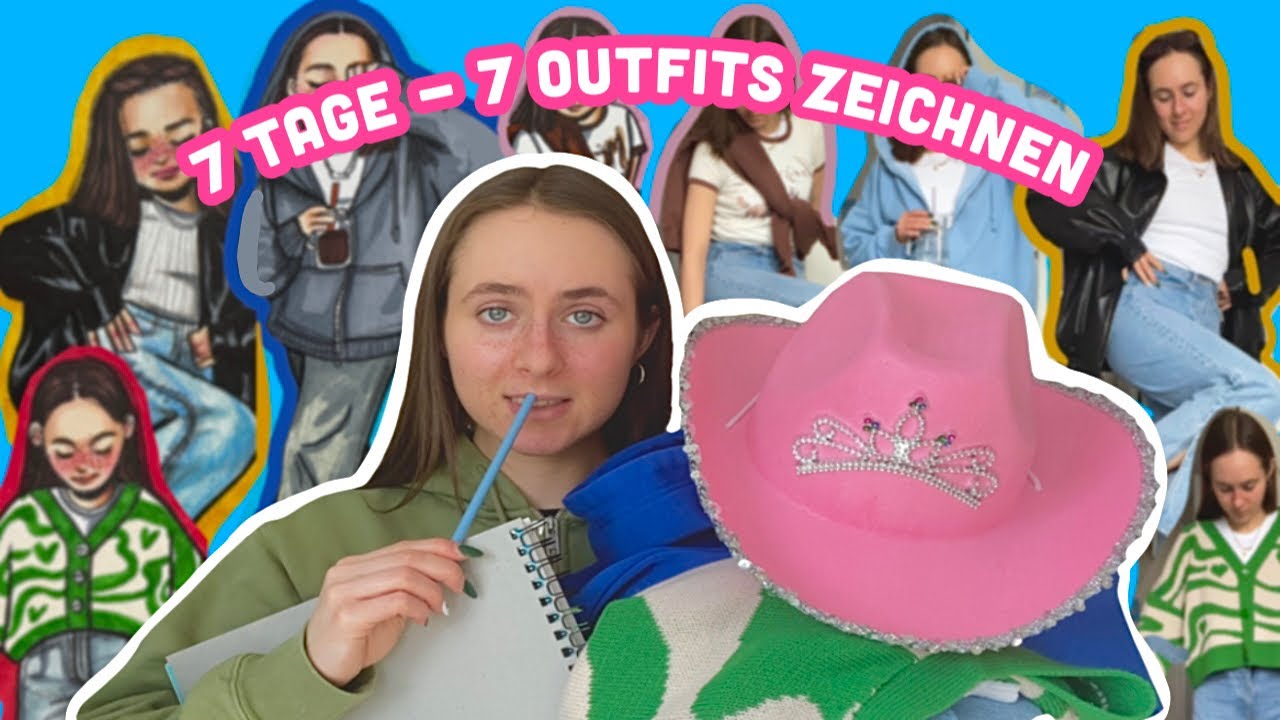 7 TAGE - 7 OUTFITS ZEICHNEN