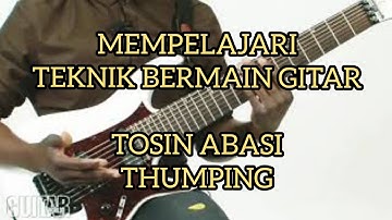 Tosin Abasi thumping lesson
