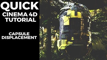 QUICK Cinema 4D Tutorial - Create Alien Like Capsule