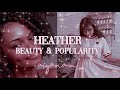 heather. beauty & popularity ☽ school glow up subliminal