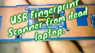 Fingerprint Scanner (JV50) from dead laptop.