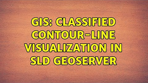 GIS: Classified contour-line visualization in SLD Geoserver