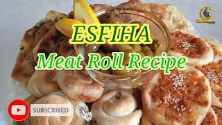 Esfiha Meat Roll Recipe #food #arabic #cooking #trending screenshot 5