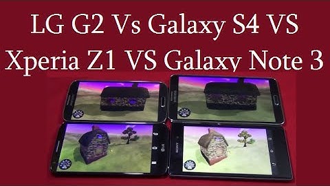 LG G2 VS Samsung Galaxy S4 VS Sony Xperia Z1 VS Samsung Galaxy Note 3- Detailed Comparison Video