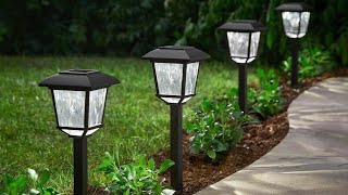 💡🏠 📝 Manual-English-Hampton Bay Terrace Park LED Pathway Lights-4 Pack Black Finish 