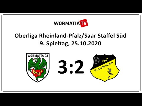 Spielbericht Wormatia Worms - FV Dudenhofen 3:2 (25.10.2020)