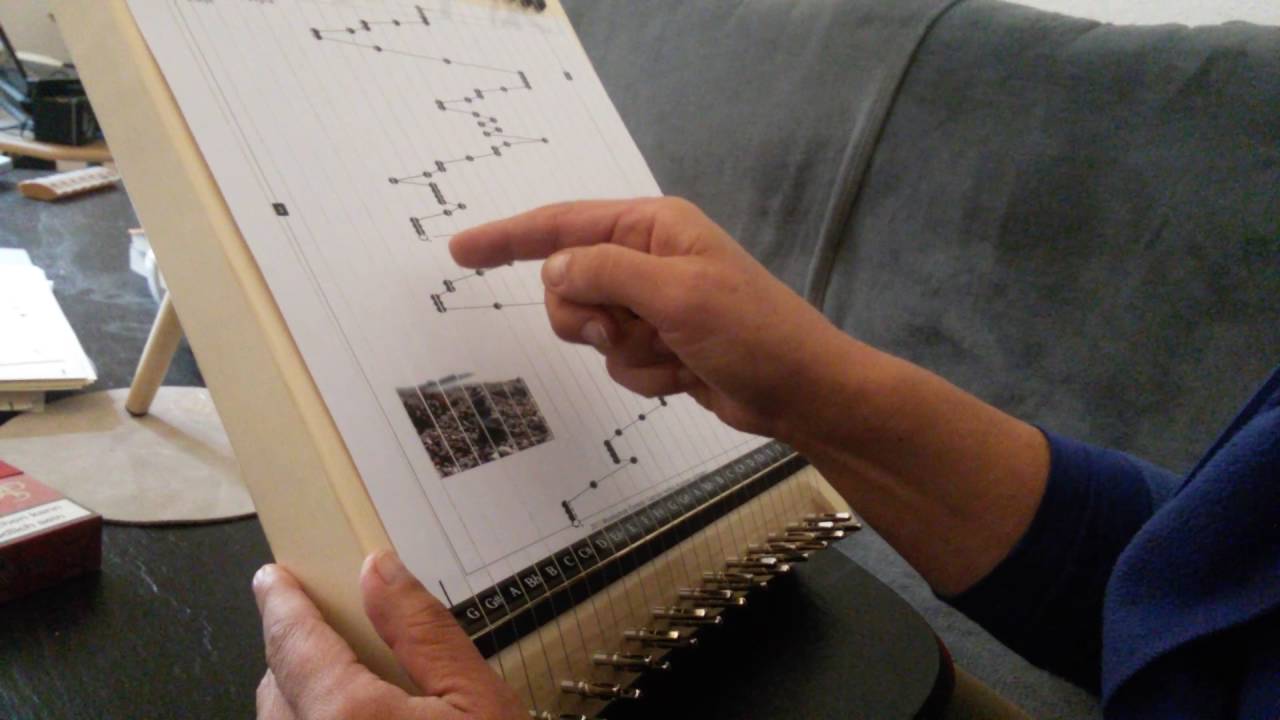 Veeh Harfe  erste Versuche.