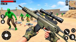 Zombie War Encounter Strike - Banduk Wala Game - Android GamePlay  screenshot 1