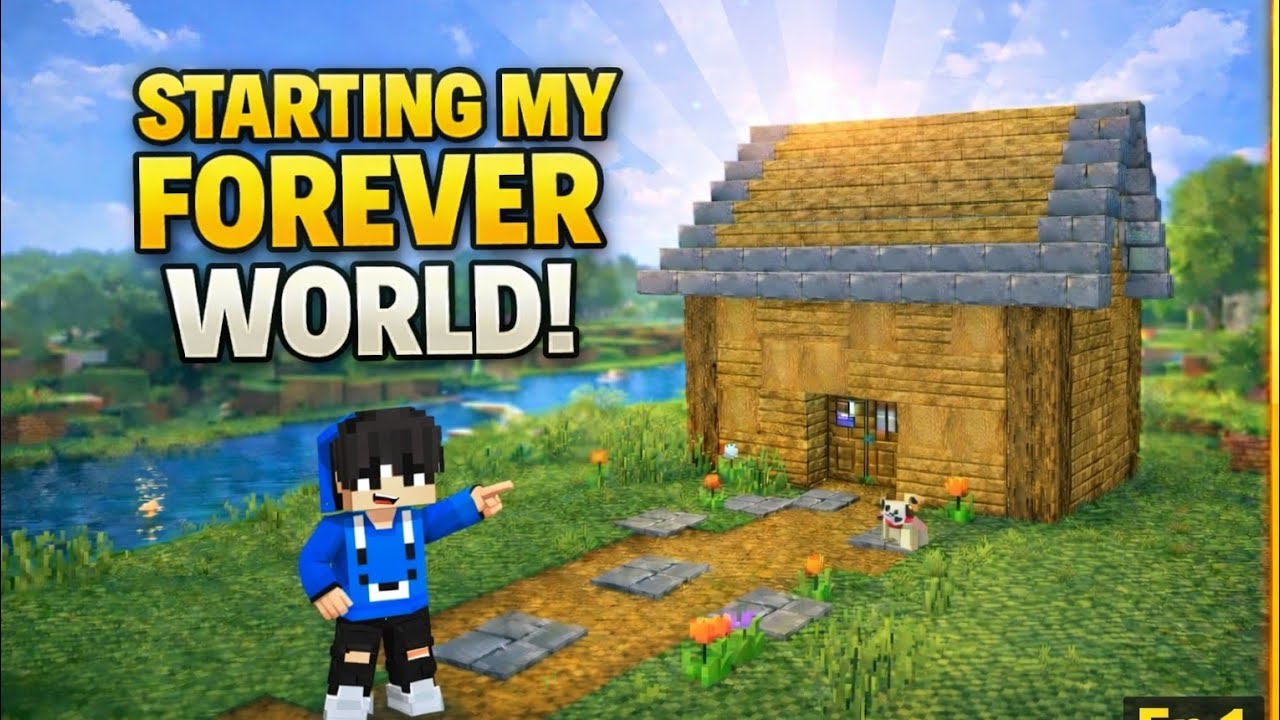 "Minecraft Forever World 🌍 | EP - 1 | Hindi Survival Gameplay"