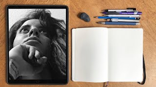 Sketching a Portrait from Start to Finish | Graphite Tutorial | Sktchy Live with Juan Perednik