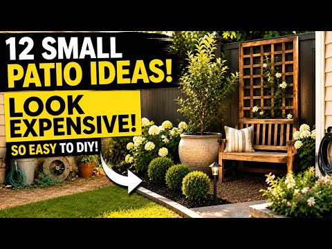 12 Small Patio Garden Ideas That Look EXPENSIVE but Are SO EASY to DIY