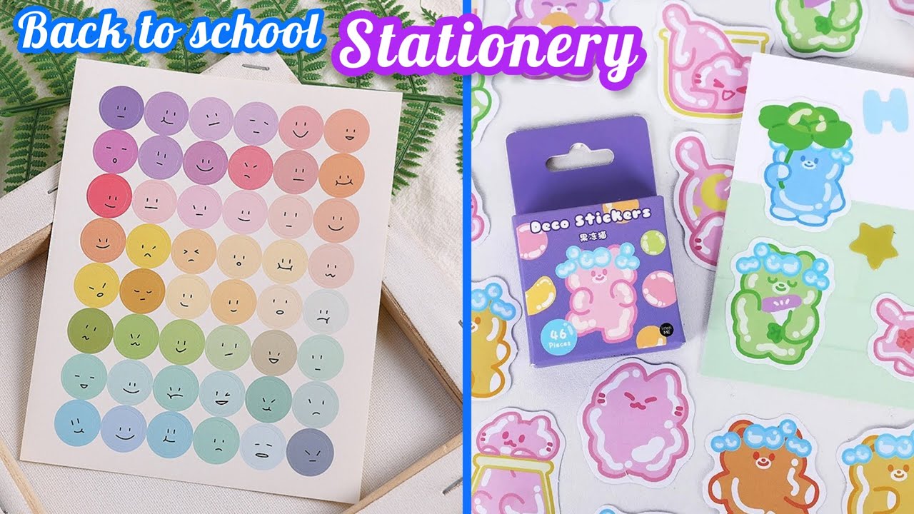🌈 DIY cute stationery / How to make stationery supplies at home / handmade  stationery/ easy crafts 