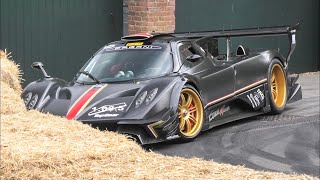 Pagani Zonda R CRASHES in the most bizarre way?! Goodwood FOS 2019