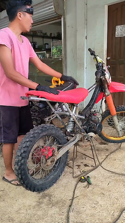 Underbone set up #underbone #xrm125 #diycrafts #enduro