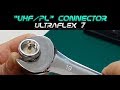 UHF PL259 Solder Male Connector Installation for M&P Ultraflex 7 Coaxial Cable