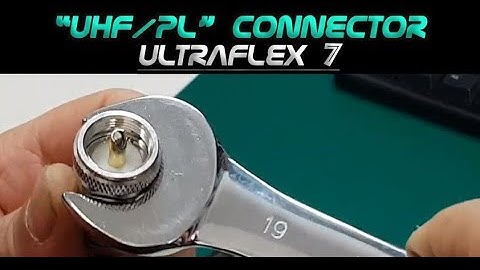 UHF PL259 Solder Male Connector Installation for M&P Ultraflex 7 Coaxial Cable