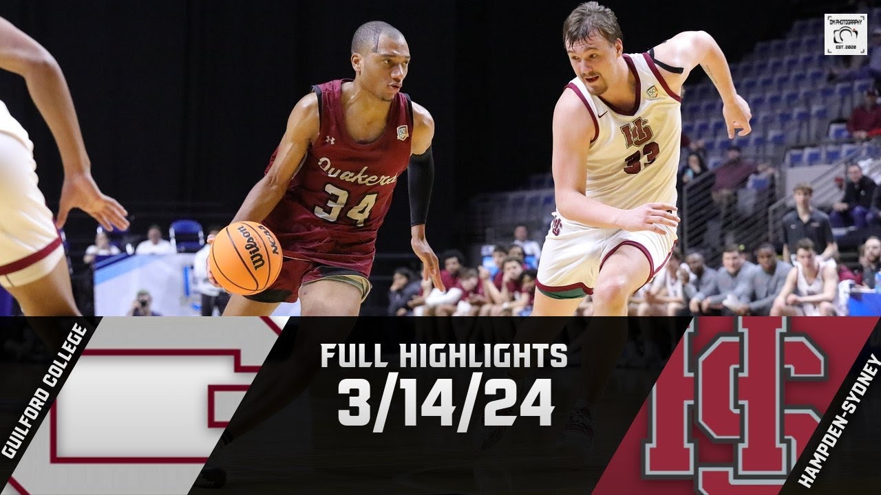 NCAA Division 3 Final Four Men's Basketball/ 7 Guilford College vs 1