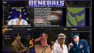 Generals Project Raptor: War Commanders | Command and Conquer: Generals | CnC  Zero Hour | PLA