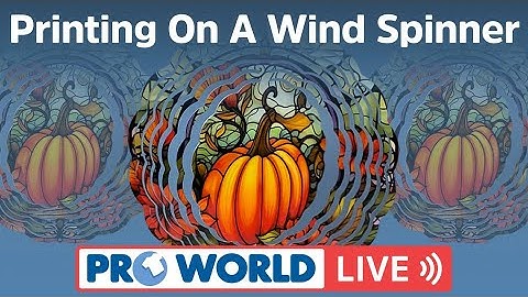 Sublimation On A Wind Spinner!