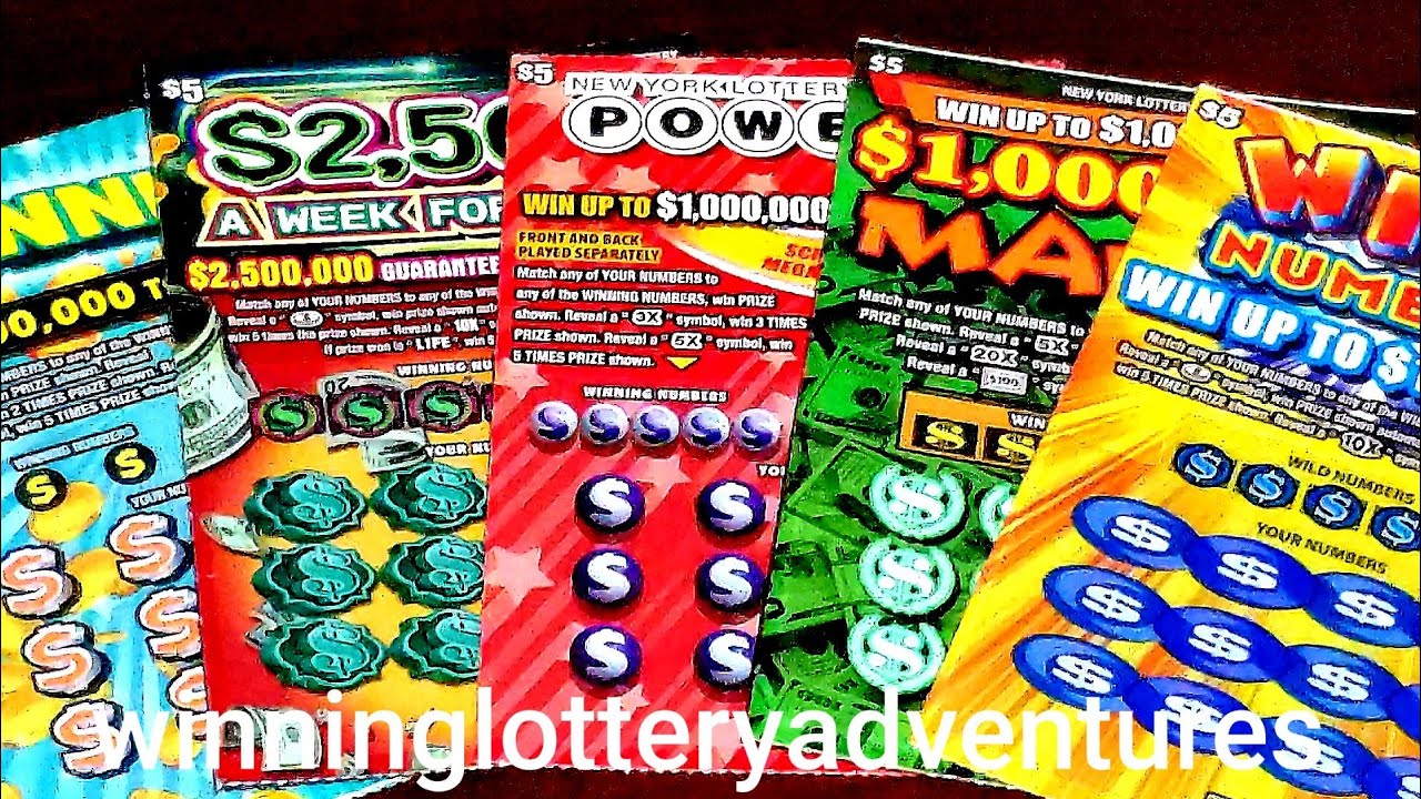 $5 NY Lottery Scratch offs (Set of 5) Part 2 - YouTube