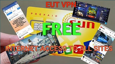 How to have Free Internet using EUT VPN
