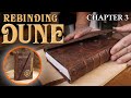 Rebinding DUNE Part 3 Upgrading A Vintage Book Cover Flap Magnets Leather