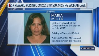 $5K reward for info on 2011 Wysox missing woman case